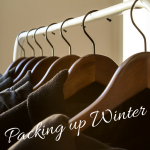 packing winter clothing