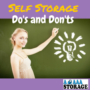 storage dos and don'ts